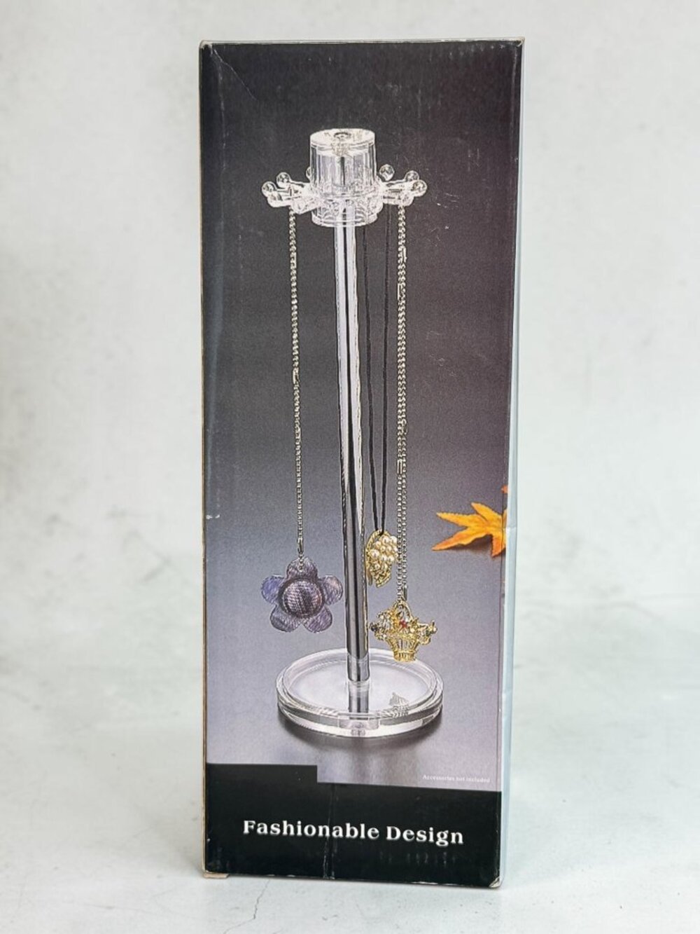 Spinner Necklace Holder Stand For 12 Pieces Fashionable & Rotating Design